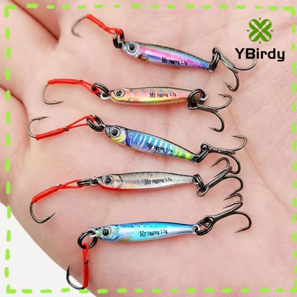 YRBWDYZDH Micro Jigging Mồi, Trọng lượng 1,5 / 3g / 5g Bionics Design Mini Jig Lure, Đúc Sequin Bion