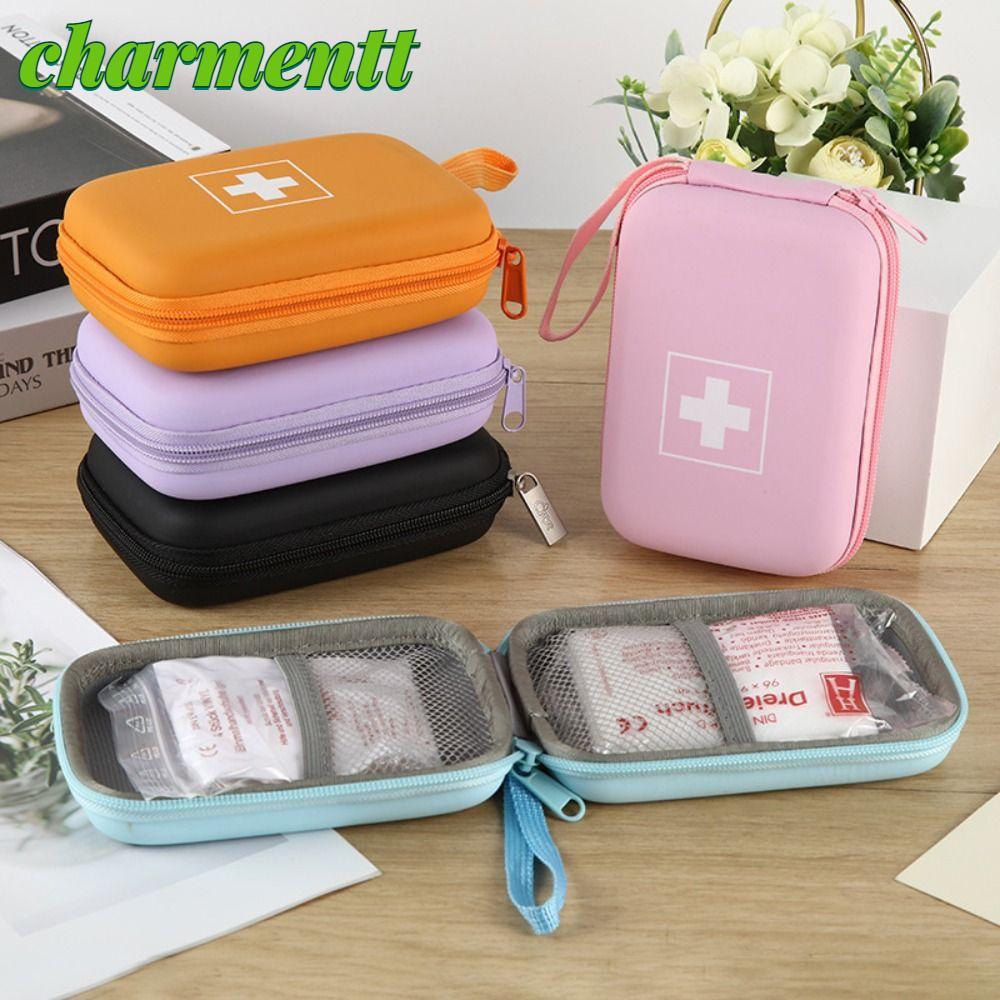 Túi đựng đồ du lịch CHARMENTT, Túi đựng thuốc nhỏ chống thấm nước PU, Túi đựng thuốc du lịch nội thất chia sức chứa lớn nhẹ