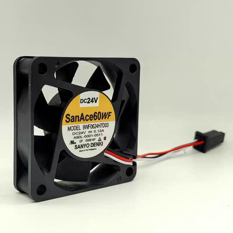 Thích hợp cho Sanyo 9WF0624H7D03 24V 0.12A Máy CNC Máy Tiện Fanaco Quạt Làm Mát 6CM