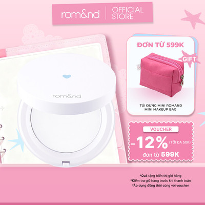 [Rom&nd] Phấn phủ dạng nén che phủ hoàn hảo Romand Better Than Finish 12g