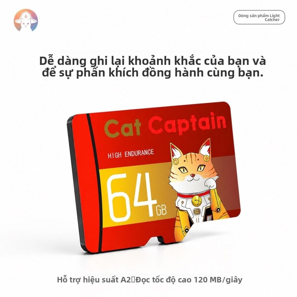 Thẻ nhớ TF tốc độ cao A2 U3 V30 128GB dung lượng lớn tương thích mọi thiết bị