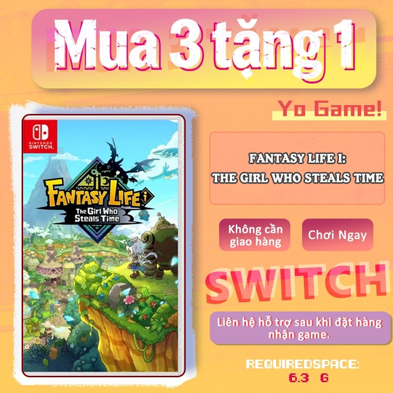Fantasy Life i: The Girl Who Steals Time Nintendo Switch – Mua 3 Tặng 1