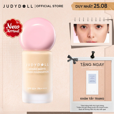 Kem Nền Chống Nắng JUDYDOLL Hydro Matte Cover Foundation 30g