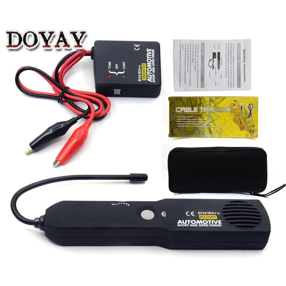 POCKTY Tracker & Open Wire Finder, Cáp ngắn ô tô DC EM415 6-42V bền bỉ, EM415PRO Universal Find Car 