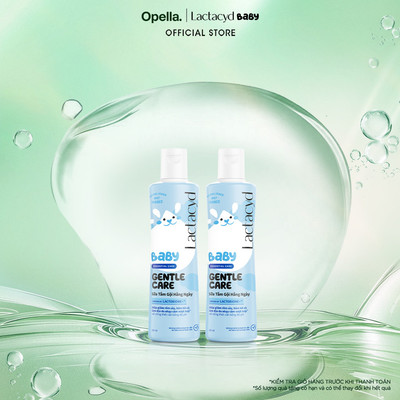 Bộ 2 chai Sữa Tắm Gội Trẻ Em Lactacyd Baby Gentle Care Bảo Vệ Dịu Nhẹ Cho Làn Da Nhạy Cảm 250ml/chai