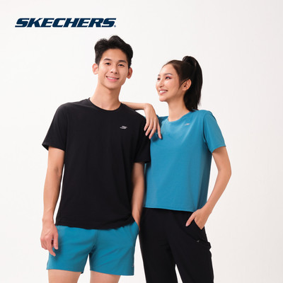 Áo Thun Tay Ngắn Nam Skechers Running Performance Short Sleeve Tee v - SP226M123-0018
