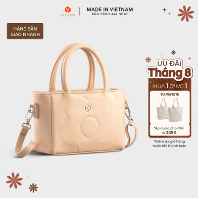 Túi Yuumy ( Thời trang nữ họa tiết bông hoa - Túi xách da Seasand YTX66) Bagsmart