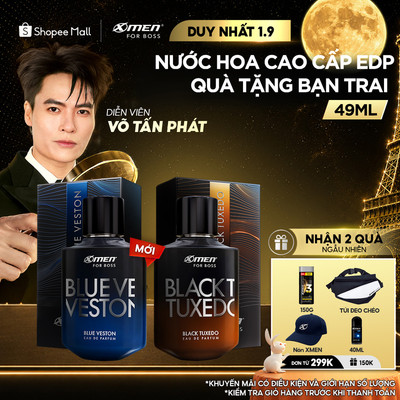 [MỚI RA MẮT] Nước Hoa Nam Cao Cấp EDP X-Men for Boss 49ml-Hương Thơm Thanh Mát Phóng Khoáng Lịch Lãm-Quà Tặng Bạn Trai