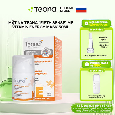 Mặt nạ Teana Fifth Sense ME Vitamin Energy  giúp phục hồi da mệt mỏi, xỉn màu 50ml