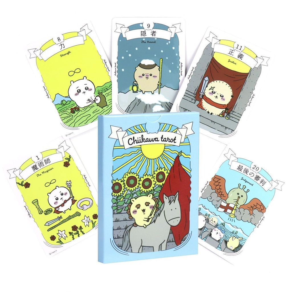 6.2 * 8.7cm chiikawa Tarot English Board Game Card Game Chiikawa Tarot