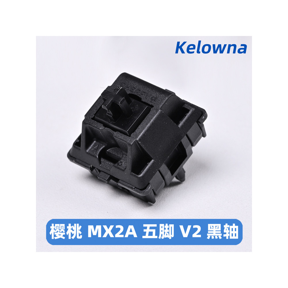 CHERRY CHERRY Trục MX2A Nhà Máy Chính Hãng Bàn Phím Cơ Trục Đen V2 CHERRY Trục Đen
