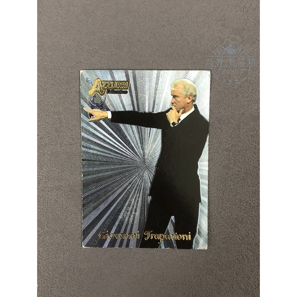 1 Panini Panini 2004 Đội tuyển quốc gia Ý AZZURRI Thẻ ngôi sao chính thức Trapartoni