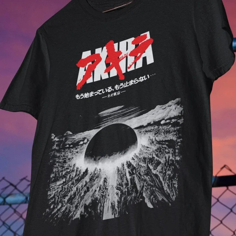 Camiseta Akira Camisa De Anime Dạo Phố Anime Quà Tặng Manga