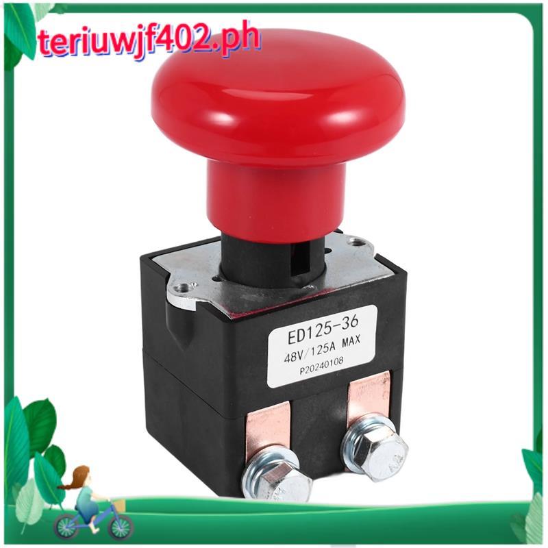 Công tắc dừng ngắt kết nối khẩn cấp ED125-36 48V 125A cho EZ30 E30 D40 EZ40 111551000800 Xe nâng điệ