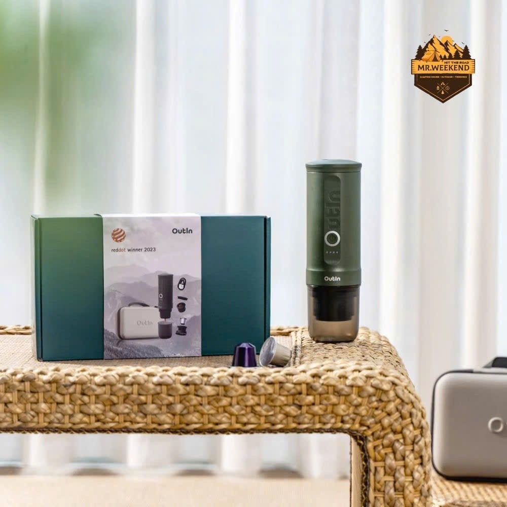 ☀ Máy Pha Cà Phê Outin Nano Traveler Espresso Gift Set - Chính hãng