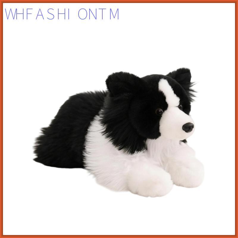 Cudly Border Collie Thú Nhồi Bông Hugtable Border Collie Thú Nhồi Bông Đồ Chơi Mờ Mềm Mại Cho Trẻ Tậ