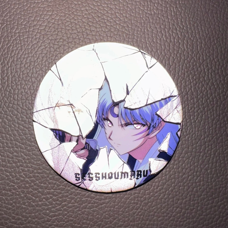 [Bota Shop] Inuyasha Anime Phản Quang Huy Hiệu Gowei Bellflower Killer Maru Tinplate Trâm Quà Tặng P
