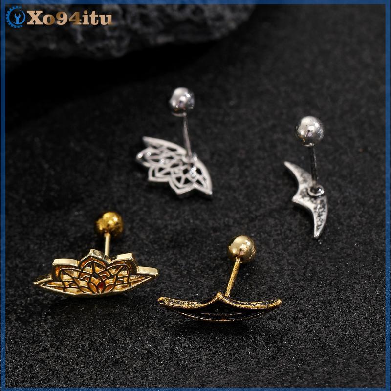 XOITU Hợp Kim Giá Rẻ Nhện Web Sen Hidden Helix Bông Tai Stud Chất Lượng Cao Xuyên Trang Sức Cho Bộ S