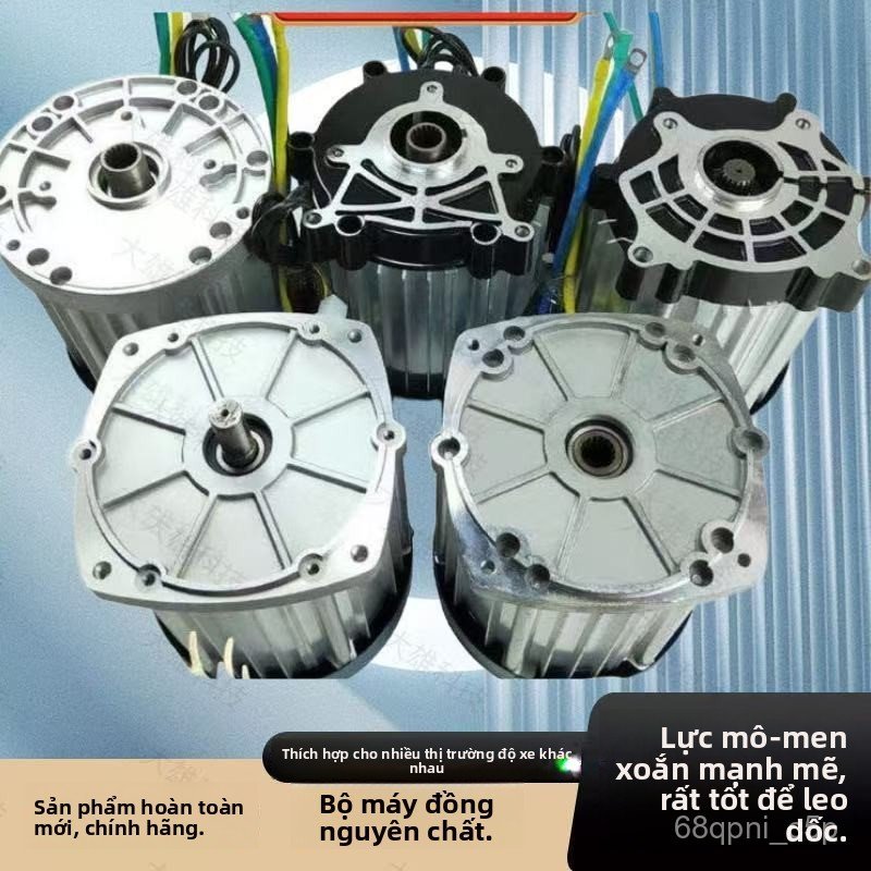 Motor 5000W cho vùng núi leo dốc, dây phẳng tốc độ cao, mạnh mẽ bền bỉ