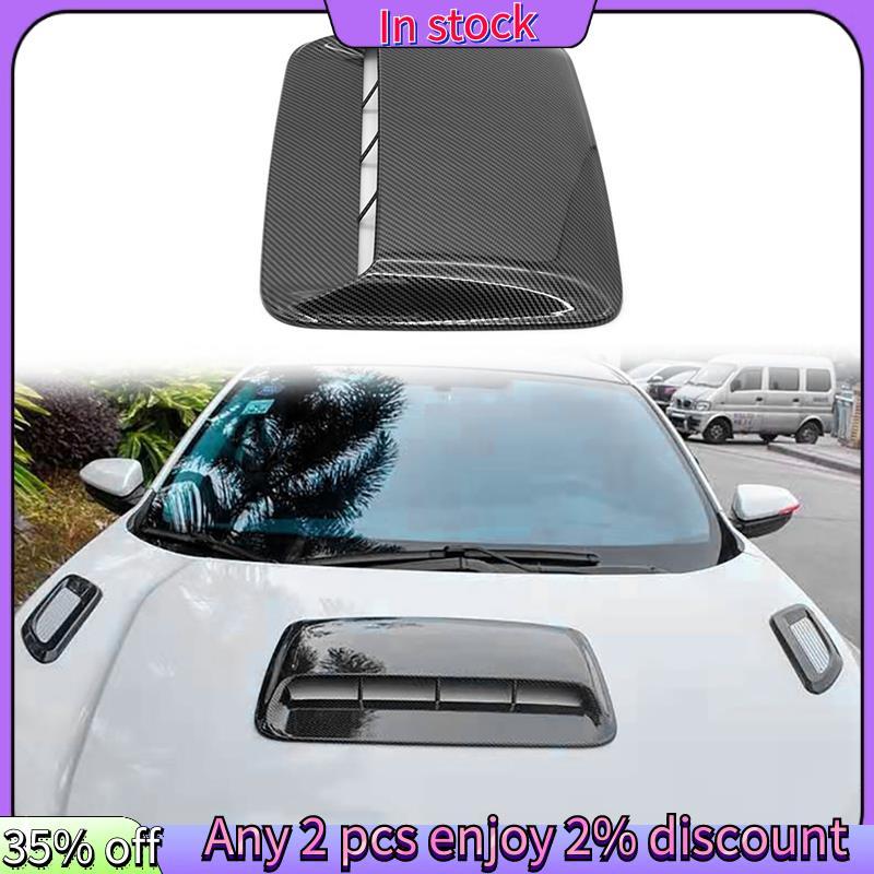 Còn hàng-Car Universal Hood Vent Air Outlet Cover cho Hood Scoop Air Intake Vent Cover