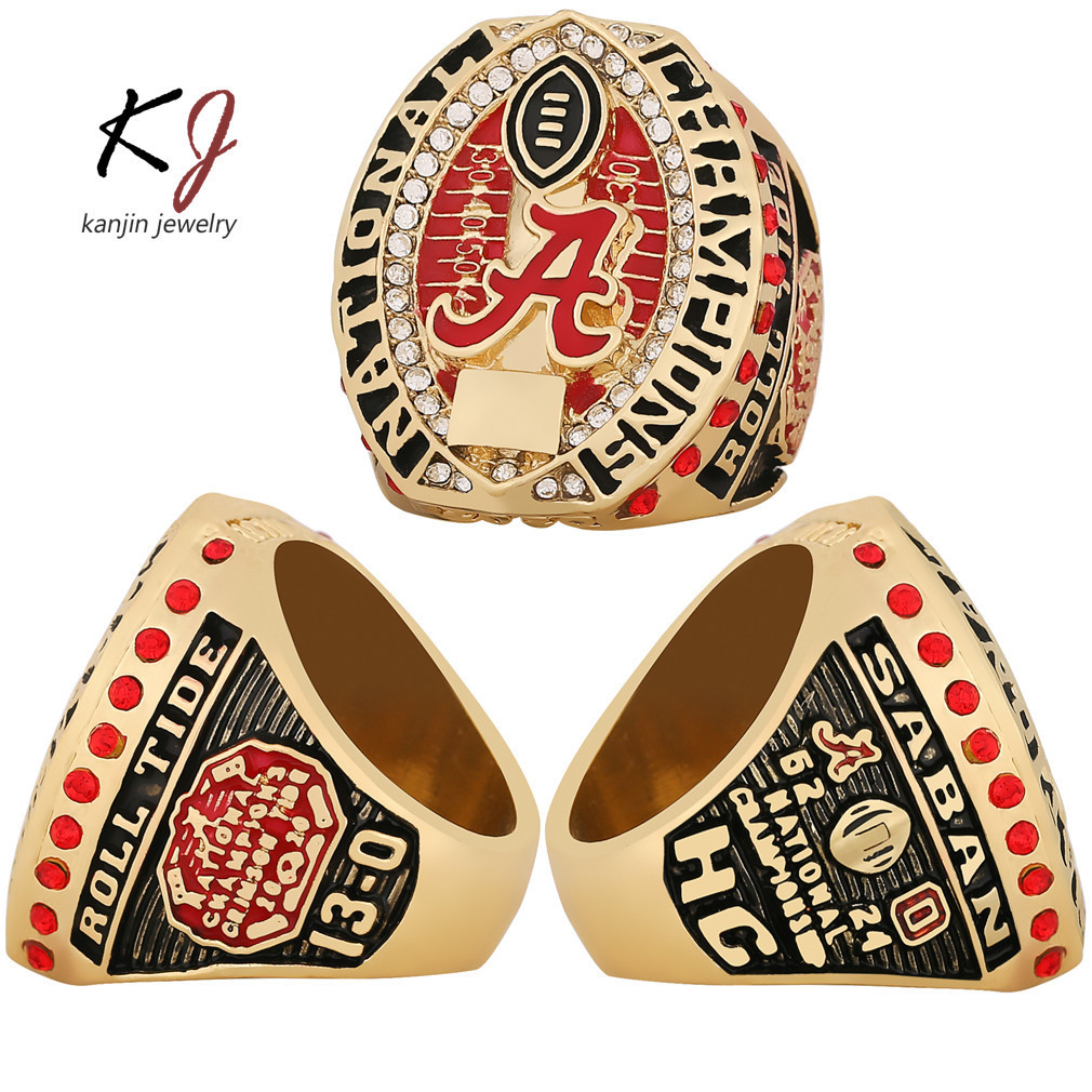 Vòng nhẫn vô địch đại học NCAA Alabama 2020 Bán chạy SZ7L