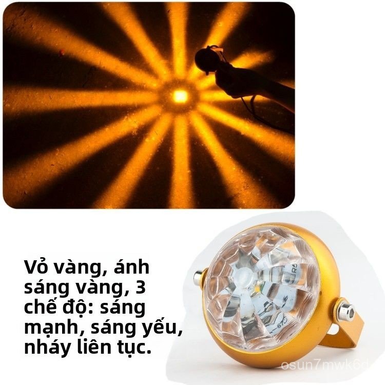 Bóng LED xe máy xe điện độ đèn hậu laser sương mù chống đuôi gầm nháy bán chạy