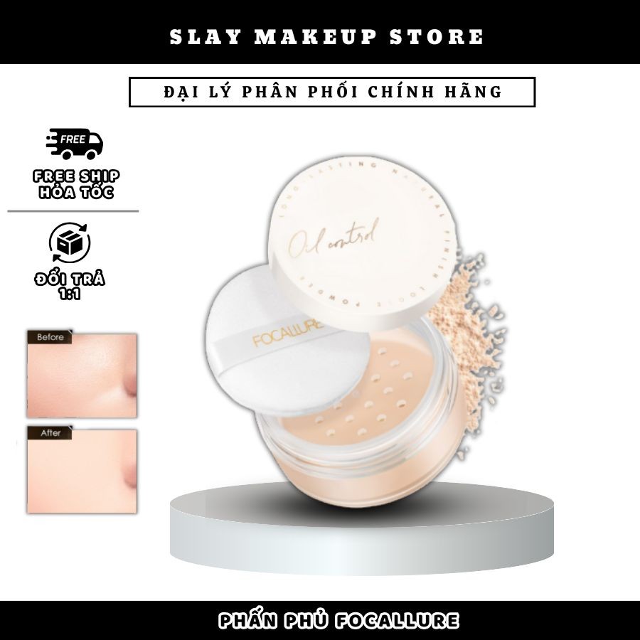 [HỎA TỐC]FOCALLURE phấn phủ bột Focallure Chính Hãng kiểm soát dầu giữ lớp makeup lâu trôi lớp 12gr 