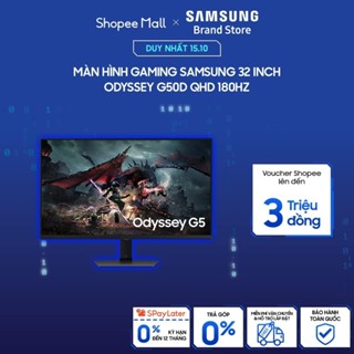 [FREE SHIP] Màn Hình Gaming Samsung 32 Inch Odyssey G50D QHD 180Hz LS32DG502EEXXV