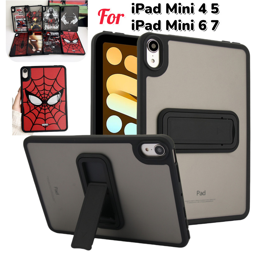 Ốp Lưng Đứng Cho iPad Mini 4 5 6 7 Trong Suốt Mềm TPU Chống Sốc Cho Ipad Mini mini5 mini4 mini7 mini