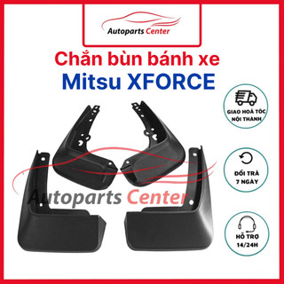 Chắn bùn bánh xe Mitsubishi Xforce 2024,chống chắn bùn đất bắn lên xe Xforce, bộ 4 chiếc kèm ốc