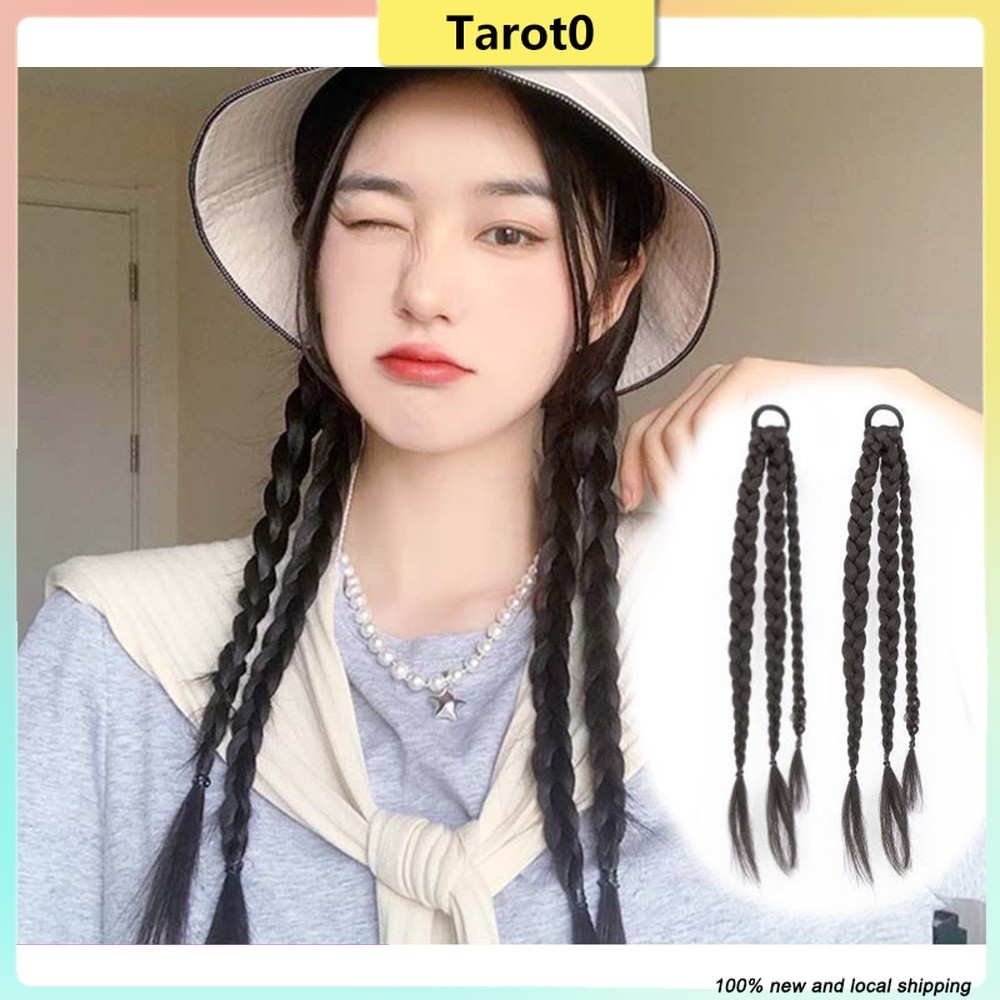 Dây buộc tóc đuôi bện phong cách Hip hop cho nữ Aatuo3