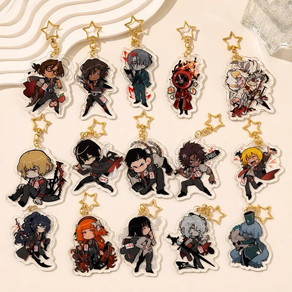 Anime Game Limbus Company Móc khóa mica Chibi Yi Sang Dante Faust Don Quixote Ryoshu Bag Charm Colle