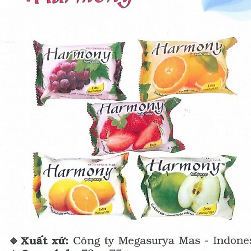 Combo 10 cục xà bông Harmony 70g