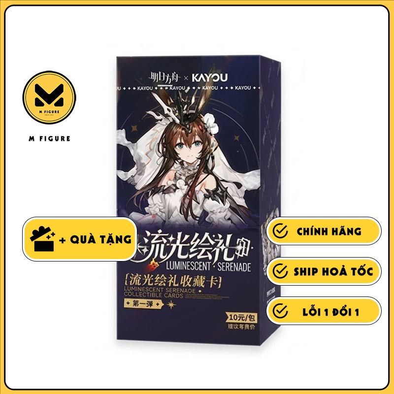 THẺ BÀI Arknights - Arknights x Kayou Luminescent Serenade - Collectible Cards - Vol. 1 (Kayou) BOX 