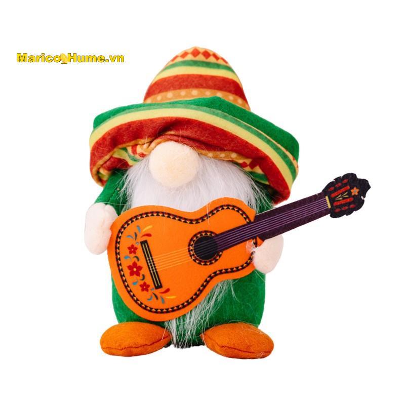 Đồ trang trí ngày lễ Gnomes, Đồ trang trí trong nhà bằng nhạc Gnomes, Gnomes nhồi bông thủ công Một 