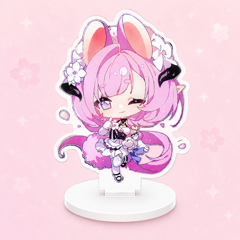 Mô hình Standee Honkai Impact 3 Elysia tượng acrylic anime chibi mô hình trưng bày Anime Manga Nhật 