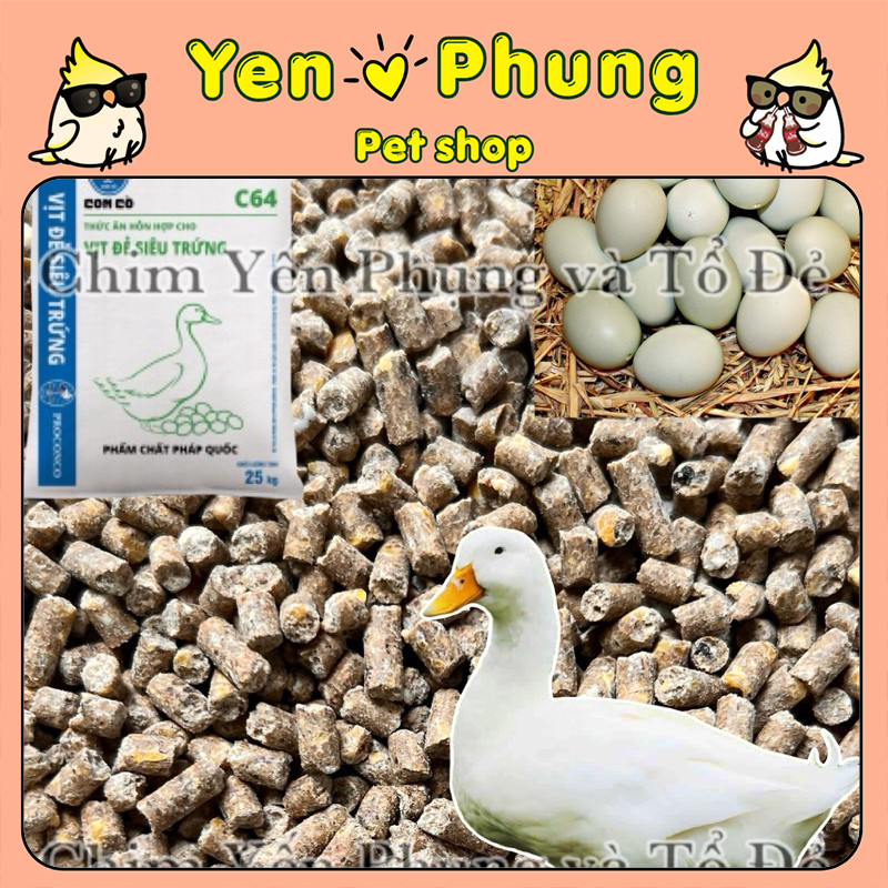 Thức Ăn Hỗn Hợp C64 Cho Vịt Đẻ Siêu Trứng