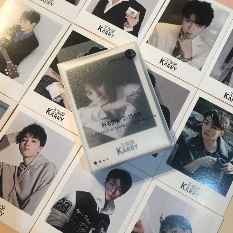 Wang Junkai LOMO Thẻ TFBOYS Hàng hóa Tự in Thẻ ảnh Album Thẻ ảnh Bưu thiếp Polaroid ảnh