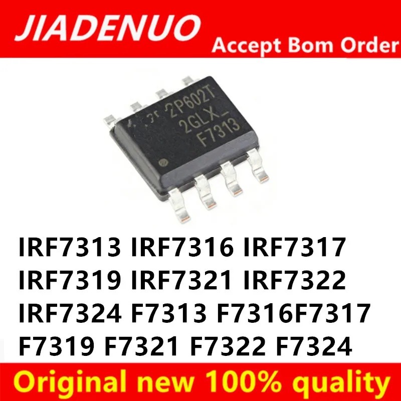 (5 chiếc) IRF7313/7316/7317/7319/7321/7322/7324 F7313/7316/7317/7319/7321/7322/7324 sop-8, chip mới 