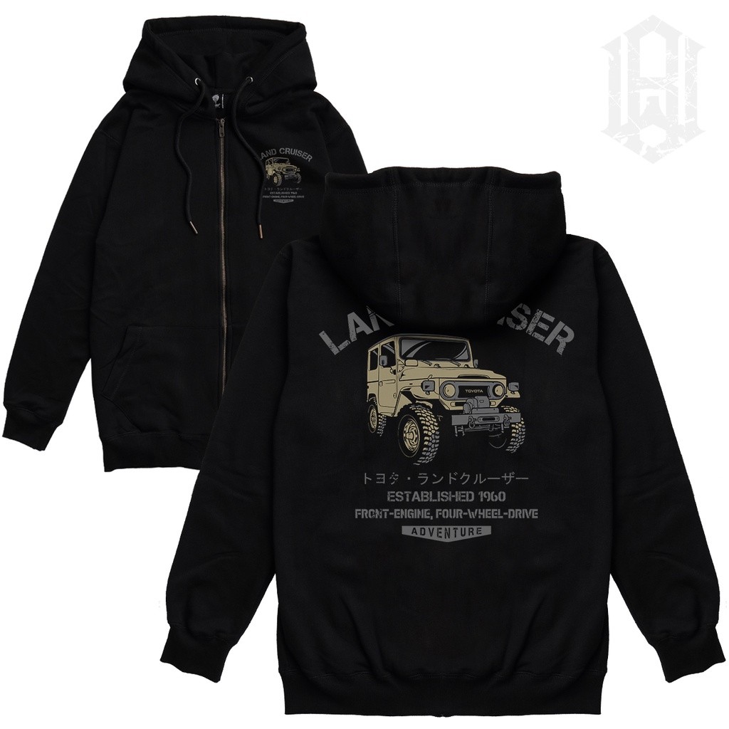 Áo khoác có dây kéo Jeep dành cho người lớn | Áo Hoodie dây kéo Jeep | Áo khoác dây kéo ô tô cỡ lớn 