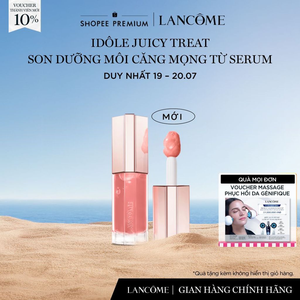 Son Dưỡng Môi Căng Mọng Từ Serum Lancome Idole Juicytreat