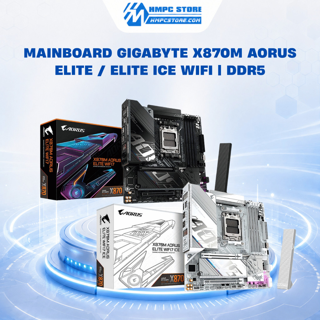 Mainboard Gigabyte X870M AORUS ELITE / ELITE ICE WIFI | DDR5, BH 3 năm