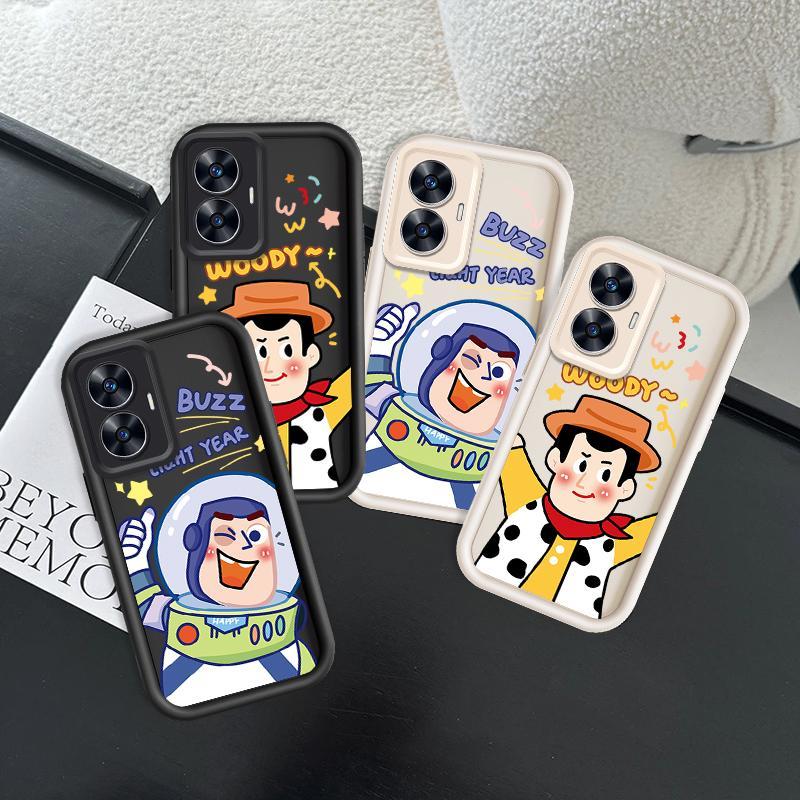 Dành Cho Realme C55 Silicone Độc Đáo Cô Gái Mềm Ốp lưng TPU Câu Chuyện Đồ Chơi Buzz Lightyear Ốp Lưn