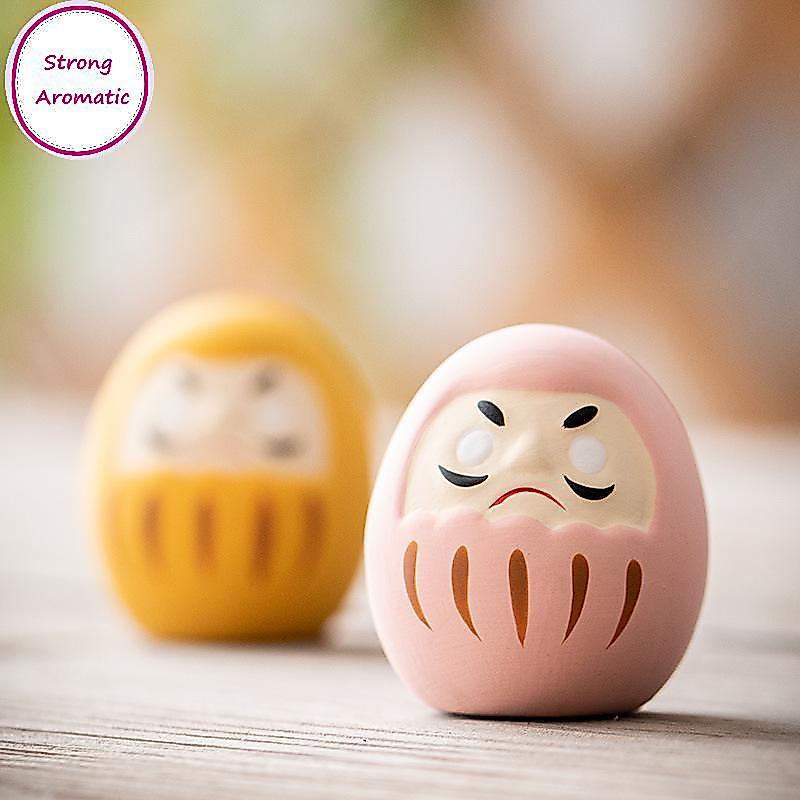 STRO Nhật Bản Gốm Daruma Tượng Daruma Tumbler Thủ Công Luy Fortune Trang Trí Phong Cảnh Búp Bê Darum