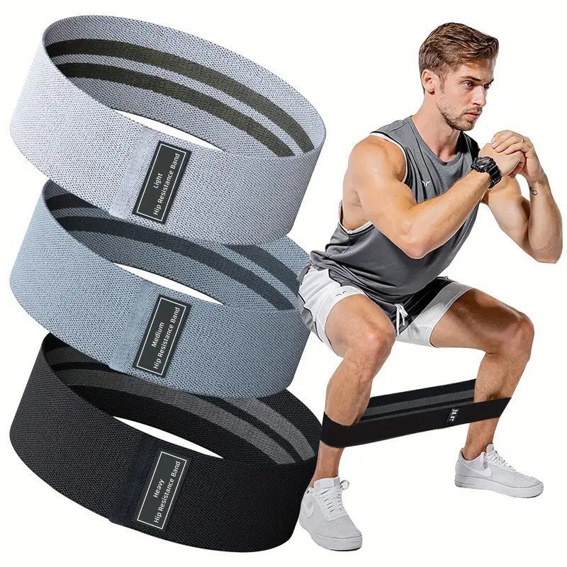 Dây thun Hip Ring Dây dệt kim Thể hình kháng lực Thể dục Mông Yoga Dây thun Yoga căng Yoga HTHX