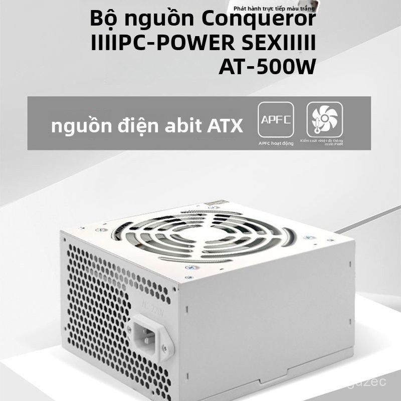 Nguồn máy tính ATX 500W Abit AT500 điều khiển nhiệt thông minh PWM yên tĩnh giao nhanh bảo hành chín