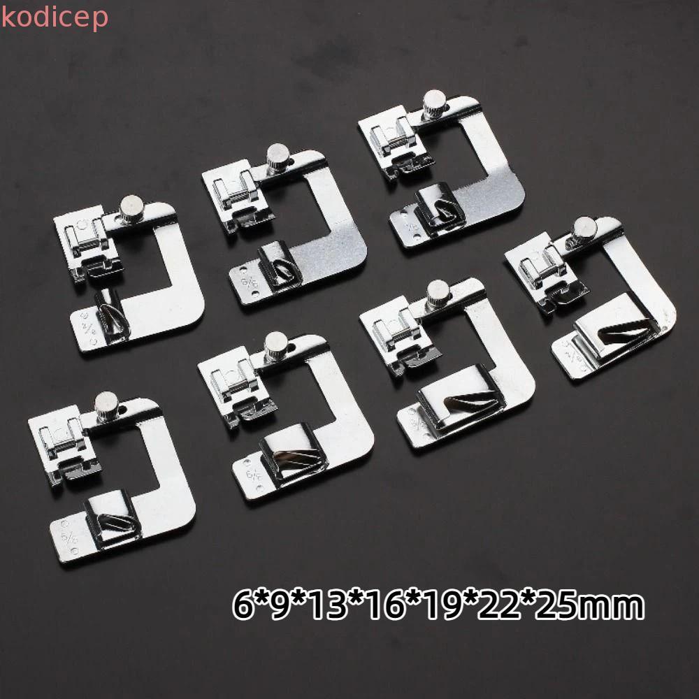 KODICEP1 Hemming Pressing Foot, 6-25mm Universal Roll Hem Presser Foot, Phụ kiện máy may Có thể điều