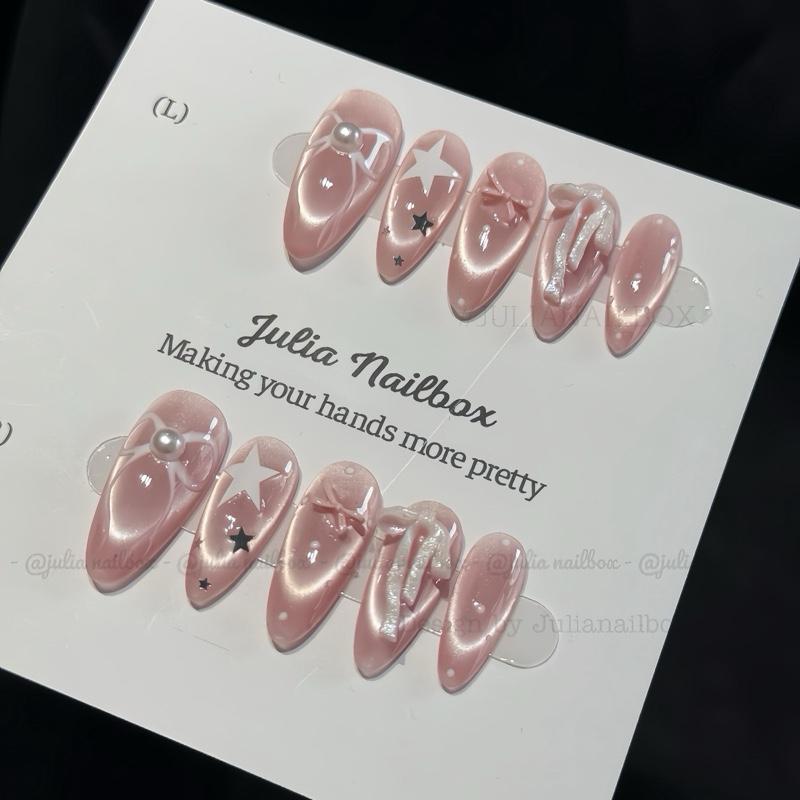 JuliaNailbox Mã 500 Thiết Kế Thủ Công - Kèm Dụng Cụ Gắn