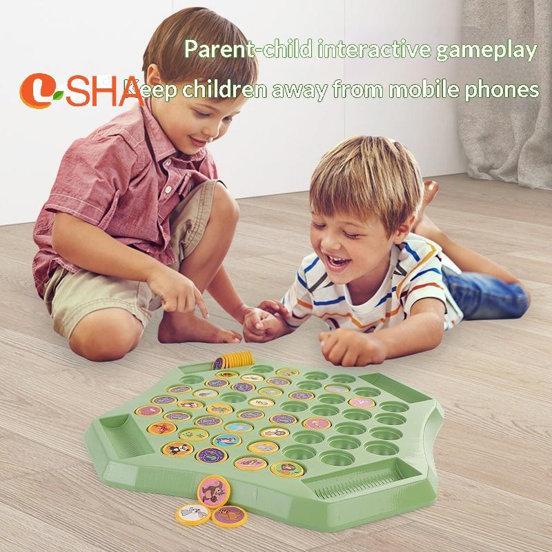 [LSHA] 2-4 Người Chơi Flip Chess Memory Game Board Games Double Player Battle Puzzle Toy Kid Concent