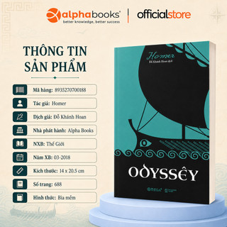 Sách - Odyssêy - Homer (Tái bản 2026) (Omega Plus)